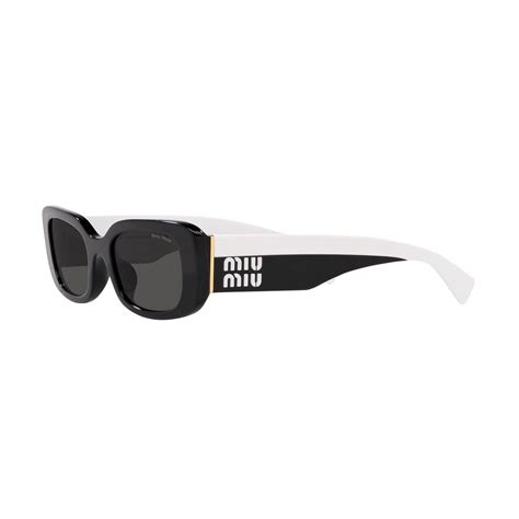 miu miu 08ys|Miu Miu™ MU 08YS Rectangle Sunglasses .